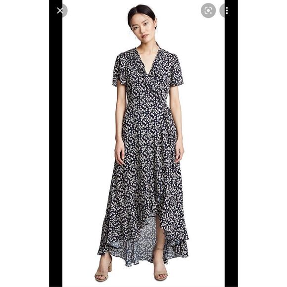 Free People - Lost + Wander Araceli Wrap Maxi Dress size SP - Picture 9 of 15
